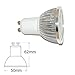 10pcs Pack Dimmable 110V 4W GU10 LED Bulbs - 3200K Warm white Spotlight - 330 Lumen, 35Watt Equivalent - 45 Degree Beam Angle