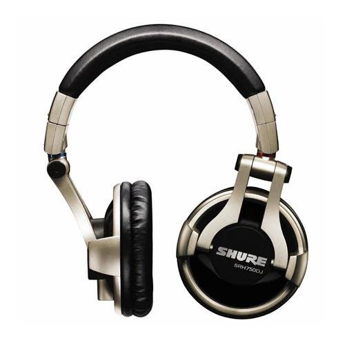 Shure srh750dj professional quality dj headphones (gold…