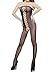 Amoretu Womens Sheer Lingerie Strapless Bodysuits Crotchless Bodystocking