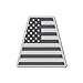 Reflective Firefighter Helmet Tetrahedron Fire Helmet Stickers - Tactical American Flag