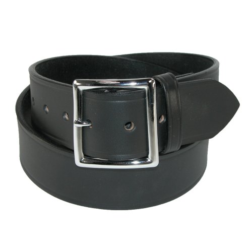 Boston Leather Men's Leather 1 3/4 Inch Garrison Belt, 42, Black