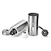 SAVE LIVES WITH OUR AWARD WINNING Brushed Stainless Steel Manual Coffee Grinder by Integrity Chef - Premium Ceramic Burr Mill, Professional Precision Brewing, Ergonomic Design, Heavy Duty, Great Gift