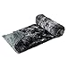 LANGRIA Luxury Super Soft Faux Fur Fleece Throw Blanket Cozy Warm Breathable Lightweight and Machine Washable Dyed Fabric for All Seasons – Decorative Throw for Couch Bed (60x80, Twin Size Black)