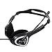 iMicro Im320 USB Headset with Adjustable Microphone Noise Cancelling, Wired Headphone for PC, Laptop,Black