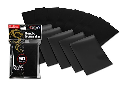 600 Black Double Matte Deck Guard Card Sleeves - Ultra Protectors - MTG - YU-GI-OH!