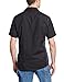 Dickies Occupational Workwear LS524BKCH XL Polyester/Cotton Men's Short Sleeve Industrial Color Block Shirt, Extra Large, Black/Dark Charcoal
