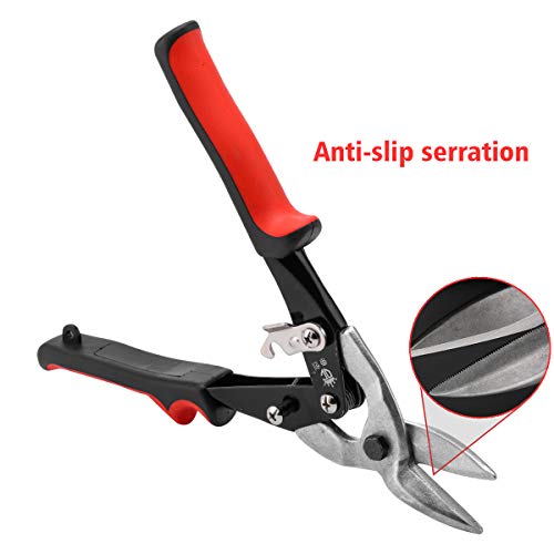 Aviation Snip Left Tin Snips Cutting Metal Shears with tooth