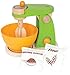 Hape Wooden Mighty Mixer Kitchen Playset| Educational Pretend Play Baking Mixer Toy Kitchen for Preschoolers Ages 3 Years & Up