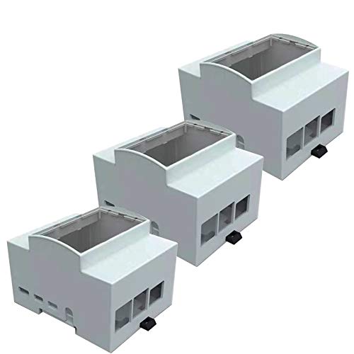 DigitalkeyCase for Raspberry PI 4 on DIN Rail - Modular Enclosure for Electrical Panels (3 Pcs)