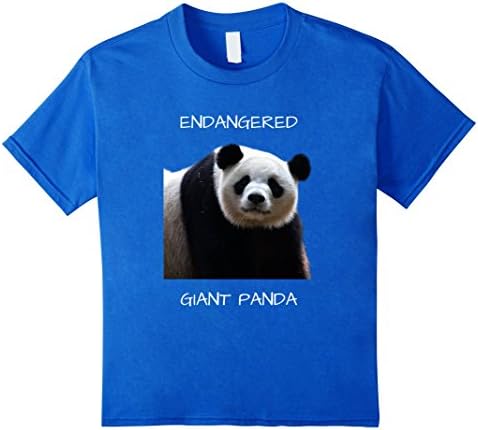 unisex-child PANDA &amp; POLAR BEARS-Endangered ANIMAL SERIES DOUBLE SIDED #2 6 Royal Blue