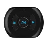 ACLUXS Bluetooth Receiver/Car Kit with V4.0 CSR Chipset Wireless Music Adapter with 3.5 mm Stereo Output and Hands Free Calling for Home/Car Audio Stereo System