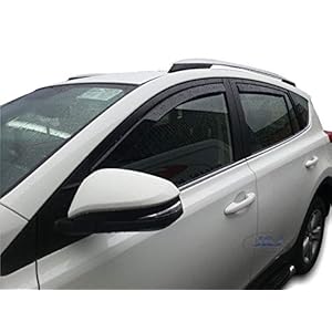 J&J AUTOMOTIVE Winddeflector windscherm voor RAV4 RAV-4 2012-2017 4 stuks