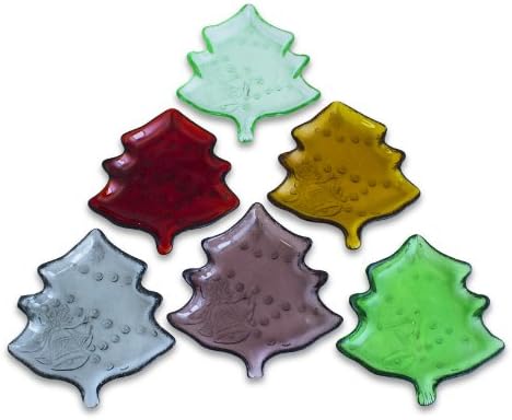 Studio Silversmith 6 Piece Christmas Tree Plate Set