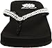 Yellow Box Women's Jello Sandal, Black, 9 M US