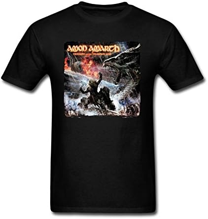 SAMSEPH Men's Amon Amarth Twilight of the Thunder God T-shirt Size XXL Black