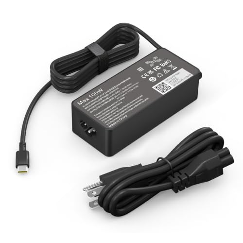 USB-C Laptop Charger 100W Fast Charging AC Adapter