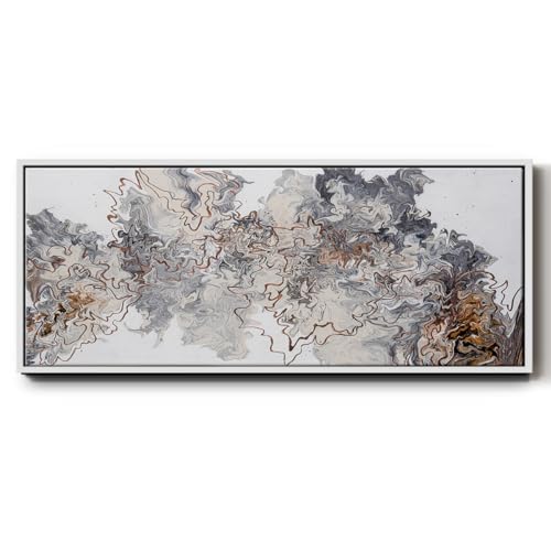 Renditions Gallery Floater Framed Wall Art for Office Stay on The Trail Abstrac…