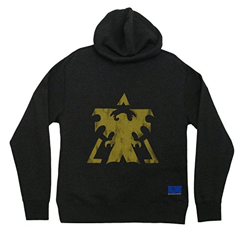 StarCraft II Hoodie Terran Vintage Logo Blizzard Licensed Adult Zip-up 2XL New