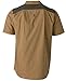 Browning Austin Shooting Taupe/Loden Short Sleeve Shirt, Large