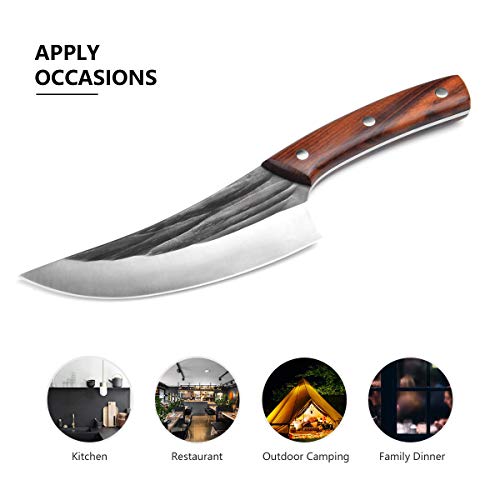 Kitchen Knife Chefs Boning Knife Hunting Knife Fixed Blade
