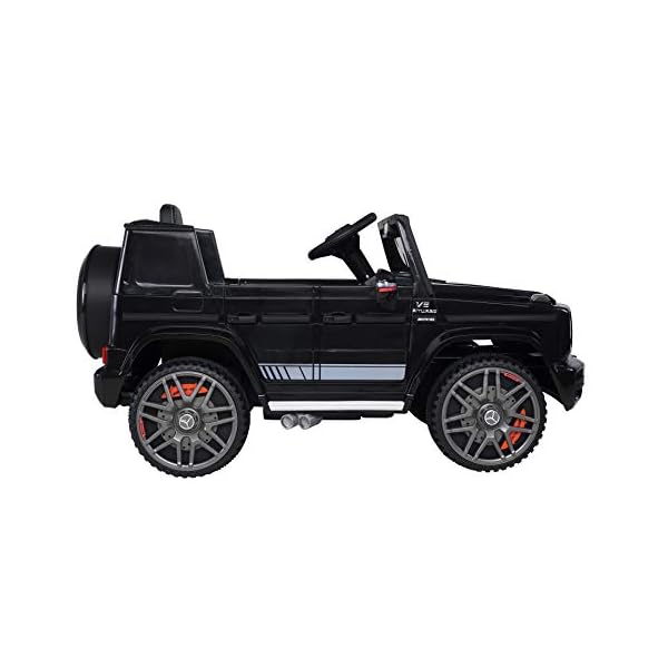 Actionbikes Motors Kinder Elektroauto Mercedes Benz Amg G63 W463 - Lizenziert - 2,4 Ghz Fernbedienung - Ledersitz… – Bild 4