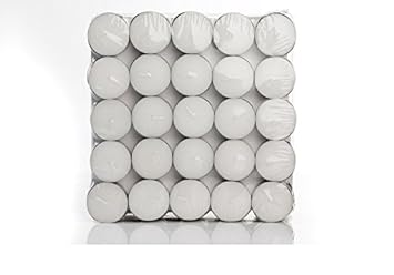 Homesoul Smokeless Tealights 100 Candles 3 Hrs Indoor Burning Time