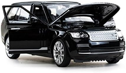 KMT 1:24 Scale Range Rover SUV Alloy Diecast Car Models Model for Kids (Black)