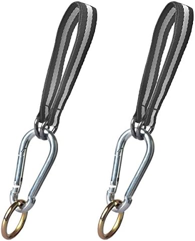 Swing Hanging Kit, Swing Set Accessories, Hardware for Swings Hammocks and Punching Bags, Sturdy and Heavy Duty, Easy to Use, No Tools Needed (14 inch, black)