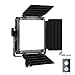 GVM Led Bi-Color Video Lights with APP Function, Variable CCT 2300K-6800K and 10%-100% Brightness with Digital Display for Video Studio Shooting, CRI97+ TLCI97 Led Light Panel +Barndoor primary