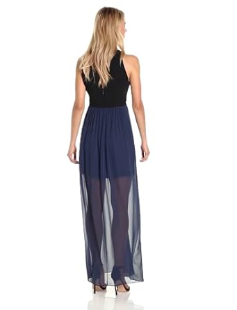 lace bodice maxi dress