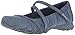 Skechers Women's Bikers-Ripples Mary Jane Flat,Blue Knit,8.5 M US