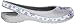 crocs Genna II Frozen Girls Slingback Flat (Toddler/Little Kid/Big Kid), Silver, 12 M US Little Kid