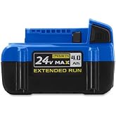 Kobalt 24-volt Max 4-Amp-Hours Lithium Power Tool Battery KB 424-03
