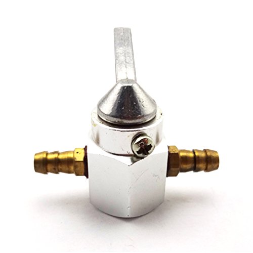 XLJOY 6mm 1/4" Inch Fuel Gas Tank Tap Inline Petcock Valve Switch Pet Cock for Pit Dirt Motor Bike Motorcycle ATV 4 Wheeler