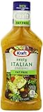 Kraft Free Zesty Italian Fat Free Dressing, 16-Ounce Plastic Bottles (Pack of 6)