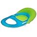 Kelsyus Deluxe Chaise Lounger Pool Float, Aqua Blue/Lime Green