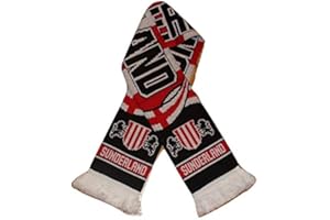 SUNDERLAND FC ATAZUA Sunderland Scarf | Soccer Fan Scarf | Premium Acrylic Knit