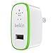 Belkin Boost Up Home and Wall Charger, 12W, 2.4 Amp, White (F8J040ttWHT)