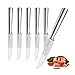 Homgeek Steak Knives,6-Piece German High Carbon Stainless Steel Serrated Steak Knife