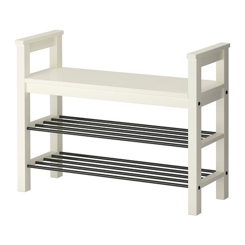 メール便なら送料無料 Ikea イケア Hemnes ベンチ 靴収納付き ホワイト B00jey86j0 最新人気 Photos Models Com
