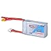 GNB 550mAh 3S LiPo Battery 80C 11.1V XT30 and JST Connector for Brushless FPV Racing Drone Like Torrent 110