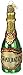 Old World Christmas Adult Beverages Glass Blown Ornaments for Christmas Tree Champagne Bottle