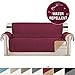 H.VERSAILTEX Reversible Sofa Slipcover Furniture Protector Water Resistant 2 Inch Wide Elastic Straps Sofa Cover Couch Covers Pets Kids Fit Sitting Width Up to 66