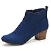 Dream Pairs Women's Keeny Cowboy Chunky Heel Ankle Booties