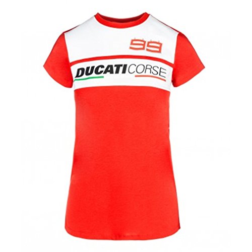 Ducati Corse Jorge Lorenzo 99 Moto GP Racing Panel Women's T-shirt Official 2018 - Thumbnail 2
