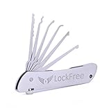 LockFree Multi-Tool 7-in-1 Stainless Steel EDC Utility Set with Secure by Twist Lock