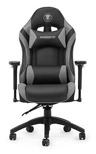 snakebyte Universal Gaming Seat, Racing Chair, Ideal for Long Gaming Sessions - Grey (PS4) - Thumbnail 6