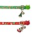 BINGPET Christmas Cat Collar Breakaway with Bell and Charm, Safety Adjustable Kitten Collars 2 Pack