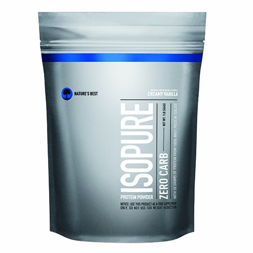 Isopure Zero Carb Protein Powder, Creamy Vanilla, 1 Pound, New, Free