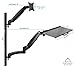 VIVO Black Sit-Stand Wall Mount Counterbalance Height Adjustable Monitor and Keyboard Workstation for Screens up to 27 inches (STAND-SIT1K)thumb 1
